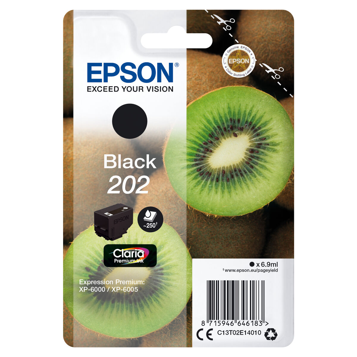 Original Bläckpatron Epson EP64618 Svart 7 ml
