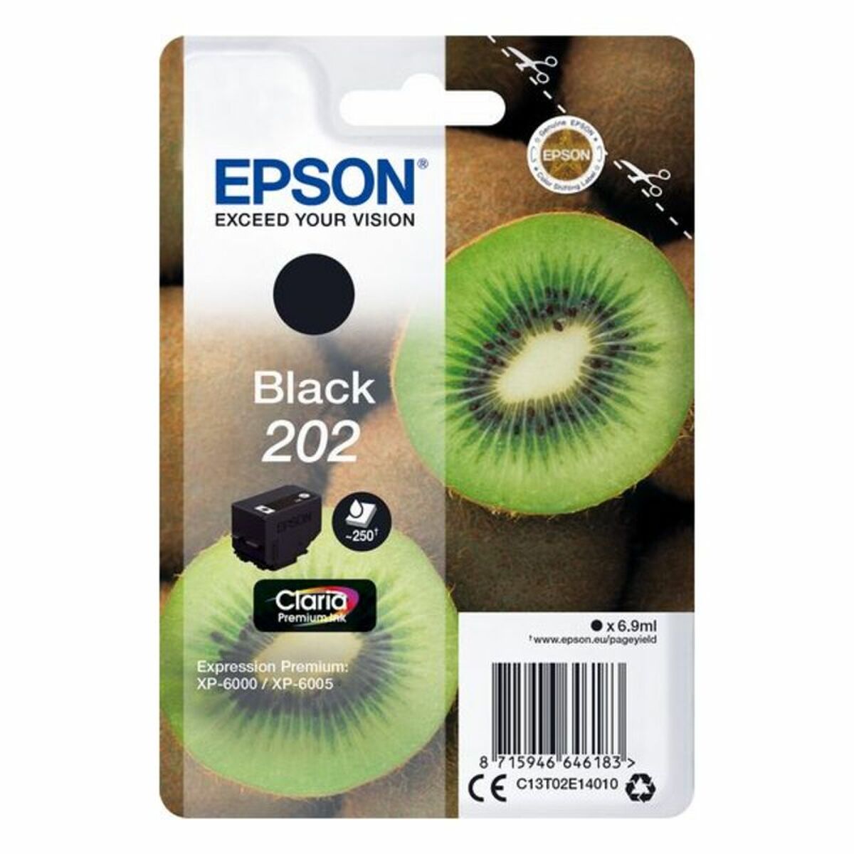 Original Bläckpatron Epson EP64618 Svart 7 ml - 2