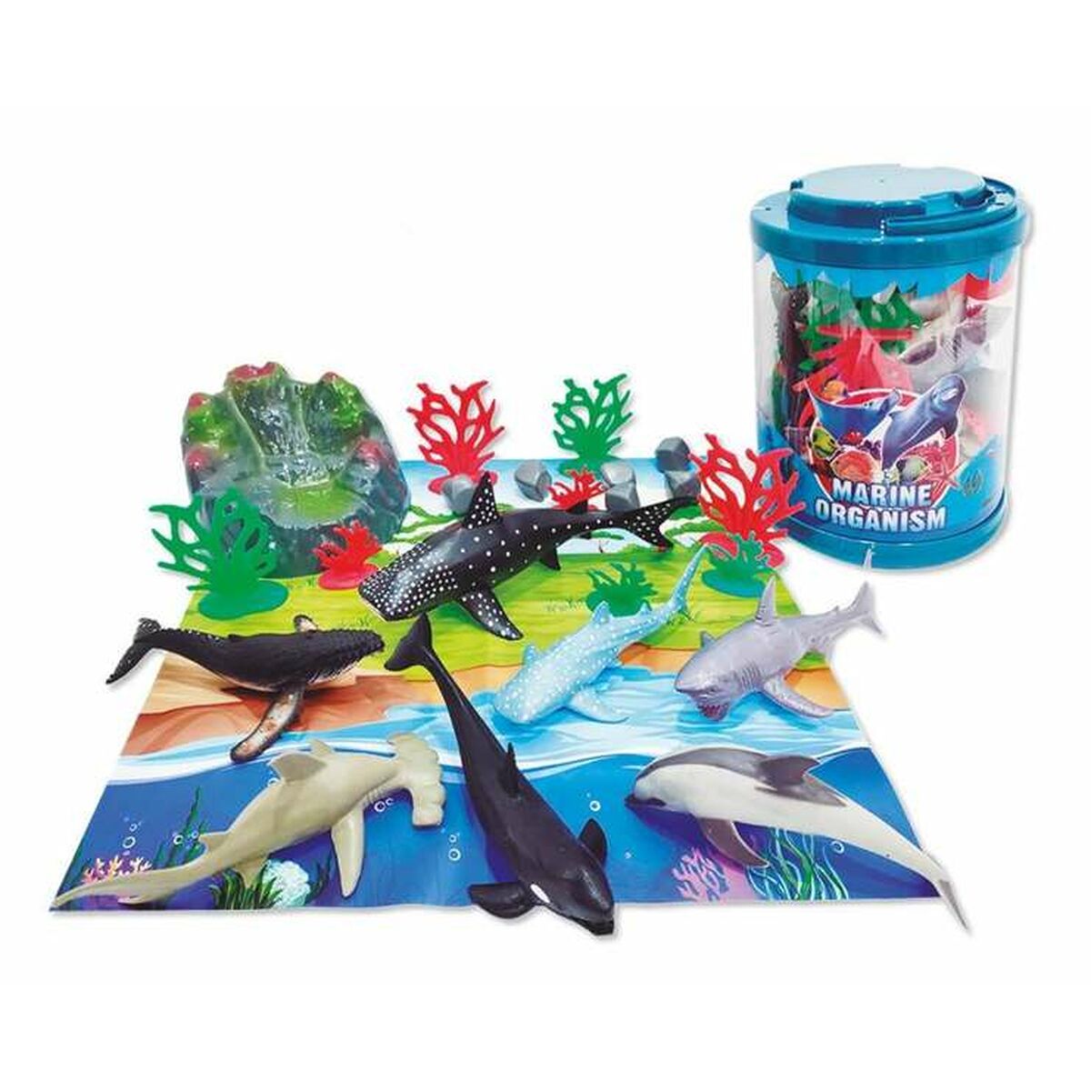 Playset 22 x 17 cm djur - 2
