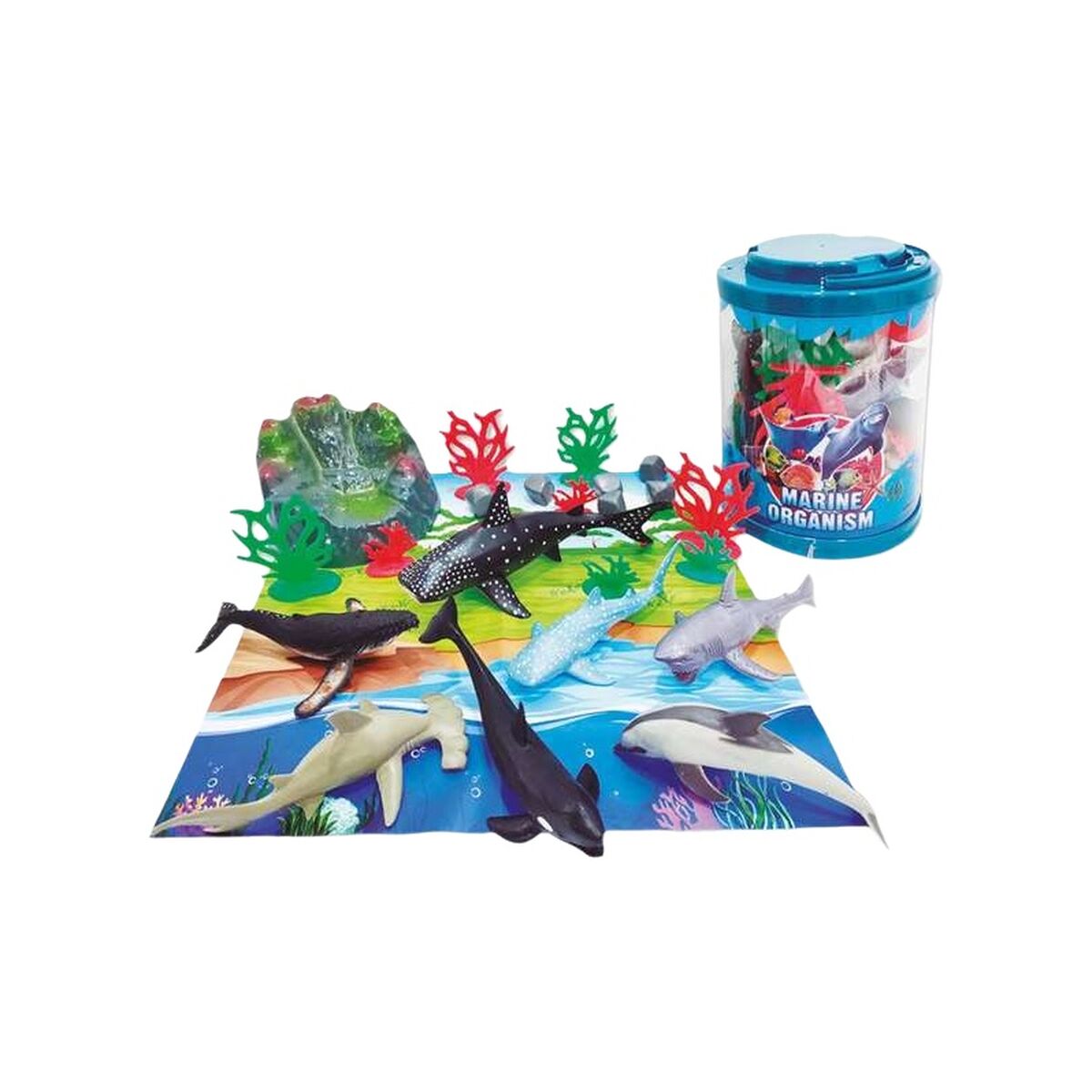 Playset 22 x 17 cm djur - 3