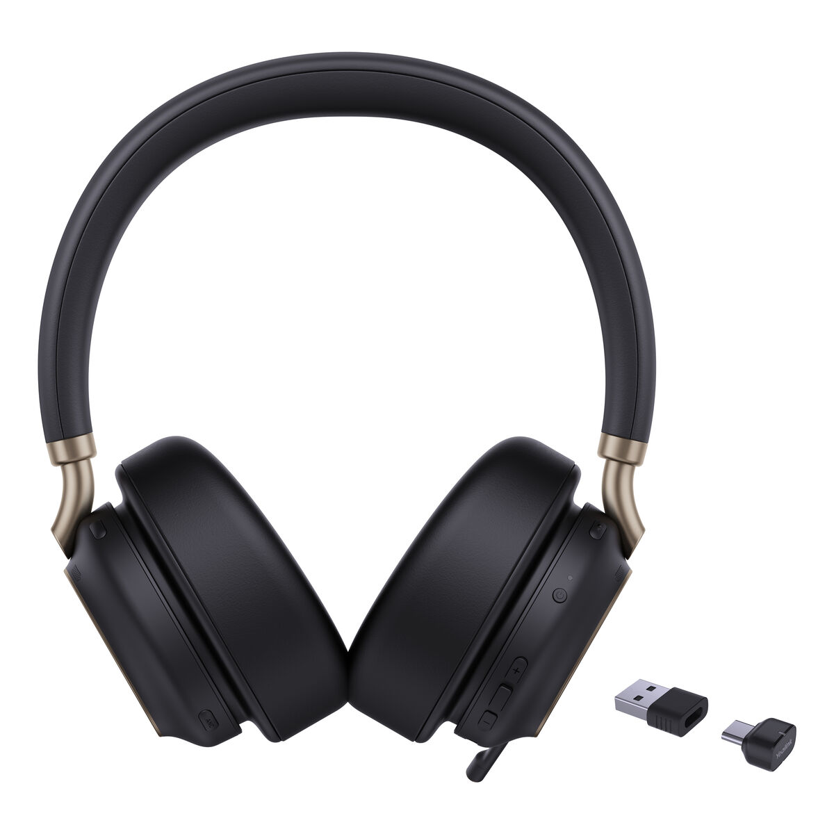 USB-kabel Yealink BH76 PLUS TEAMS BLACK USB-C/A Svart