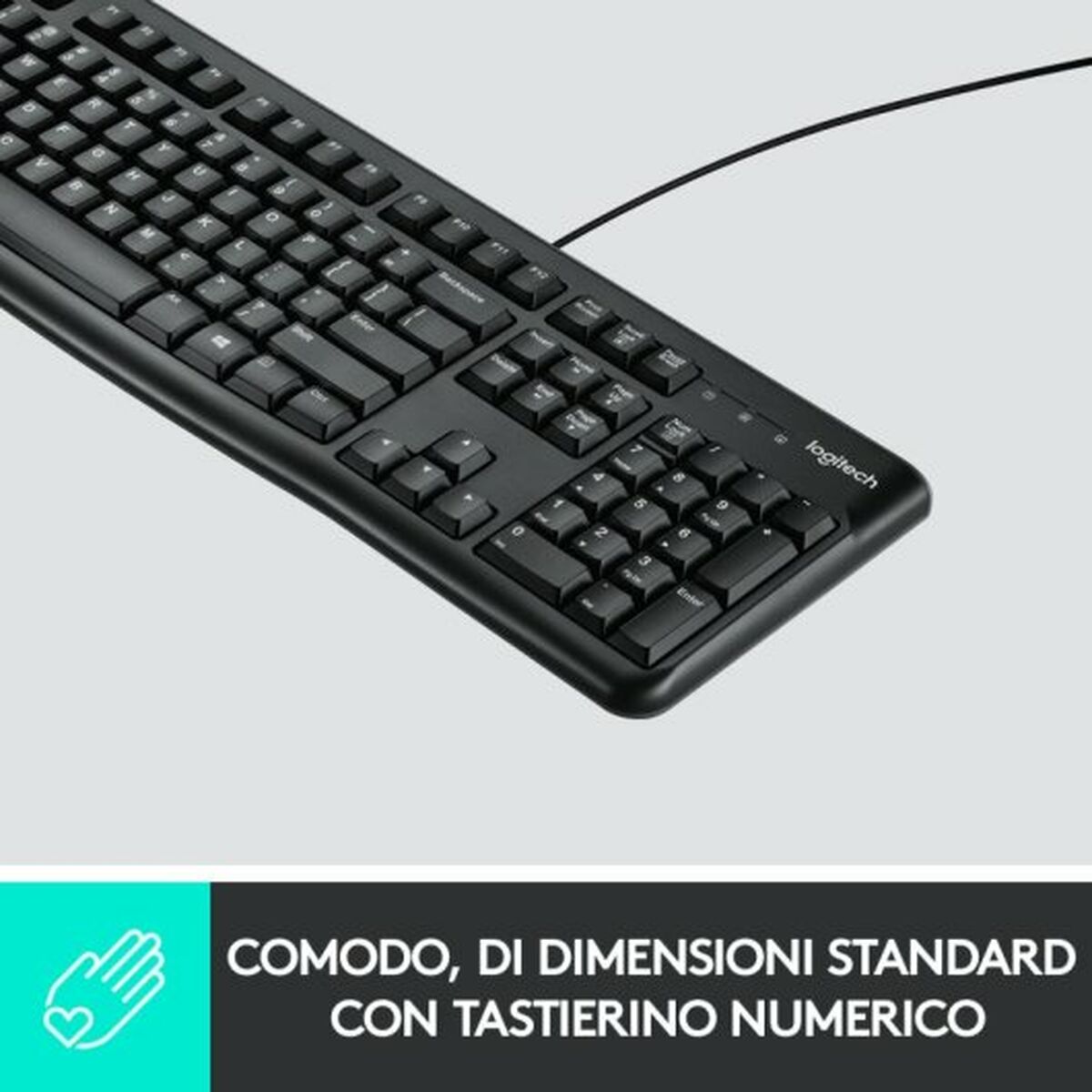 Tangentbord Logitech Svart QWERTY - 3