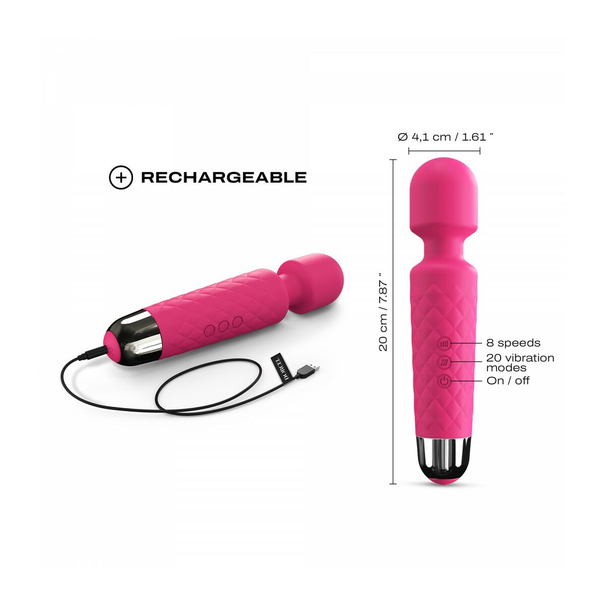 Vibrator Dorcel DOR136-PINK Rosa - 3