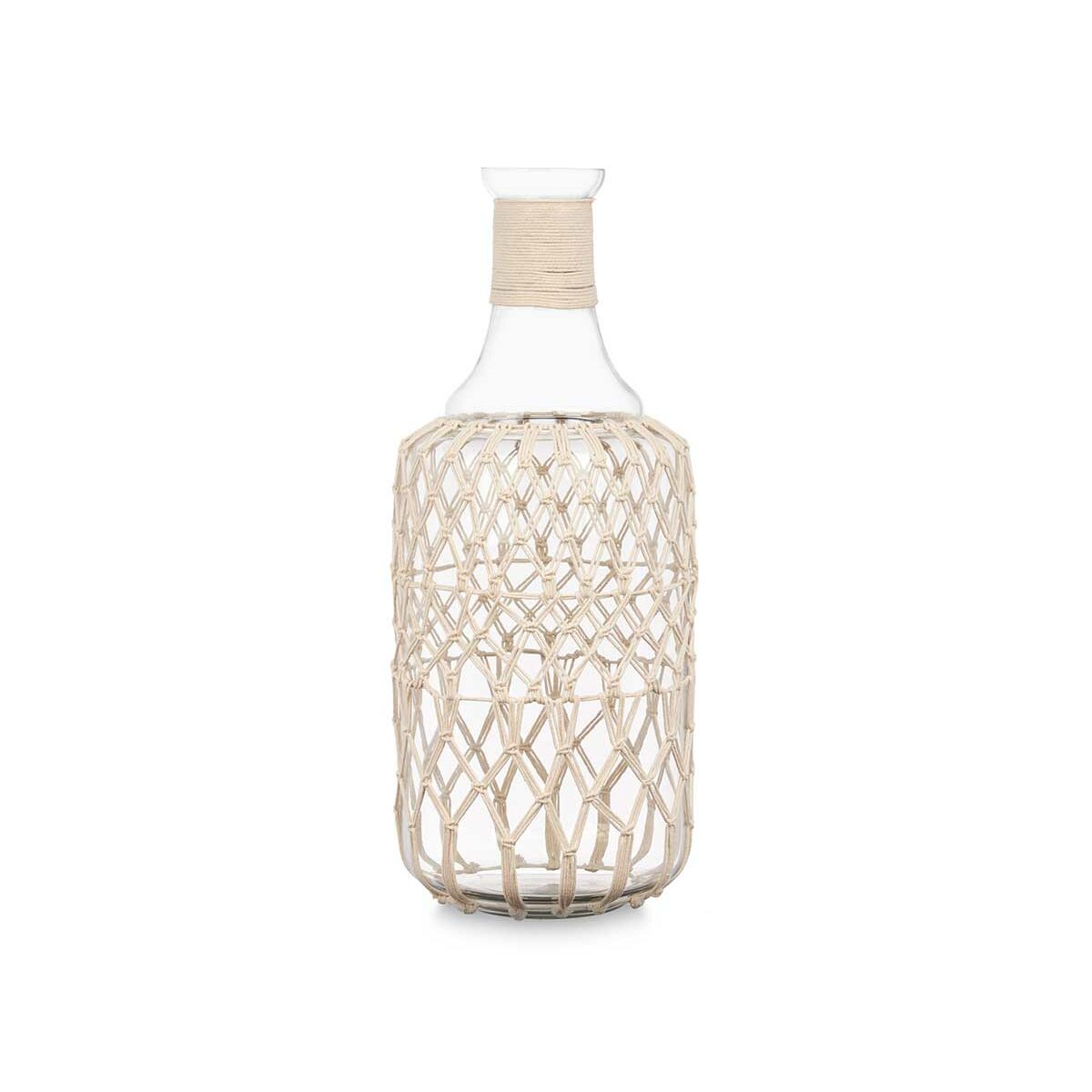 Dekorativ flaska Gift Decor Vit Transparent 20 x 48 x 20 cm 19 x 48 cm Dekorations (2 antal) - 5