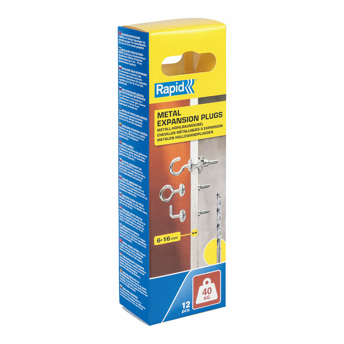Pluggar och skruv Rapid Ø 11 x 37 mm Expansion Metall 12 antal - 3