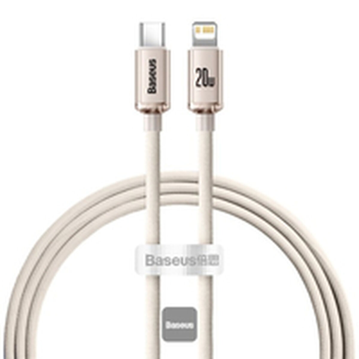 Kabel USB till Lightning Baseus CAJY001304 Rosa 1,2 m - 2
