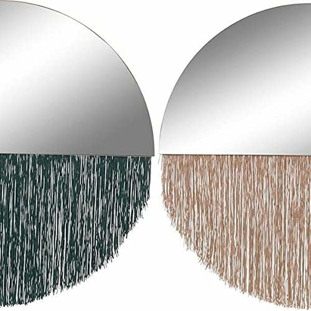 Väggspegel DKD Home Decor Grön Gyllene Frans 50 x 0,5 x 50 cm (2 antal) - 10