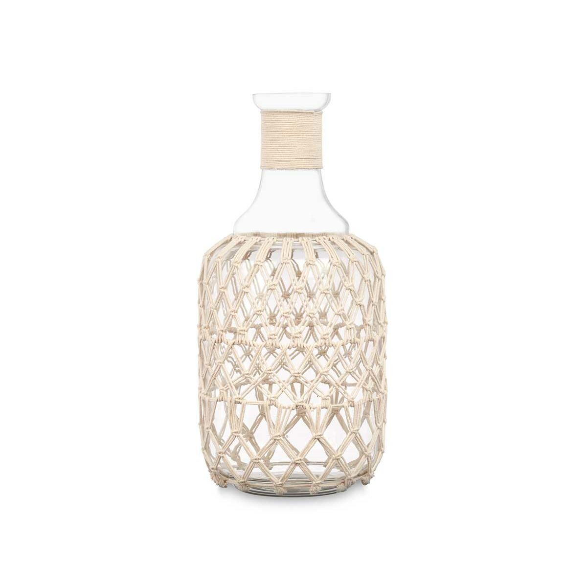 Dekorativ flaska Gift Decor Vit Transparent 18 x 38 cm 18 x 38 x 18 cm Dekorations (4 antal) - 3