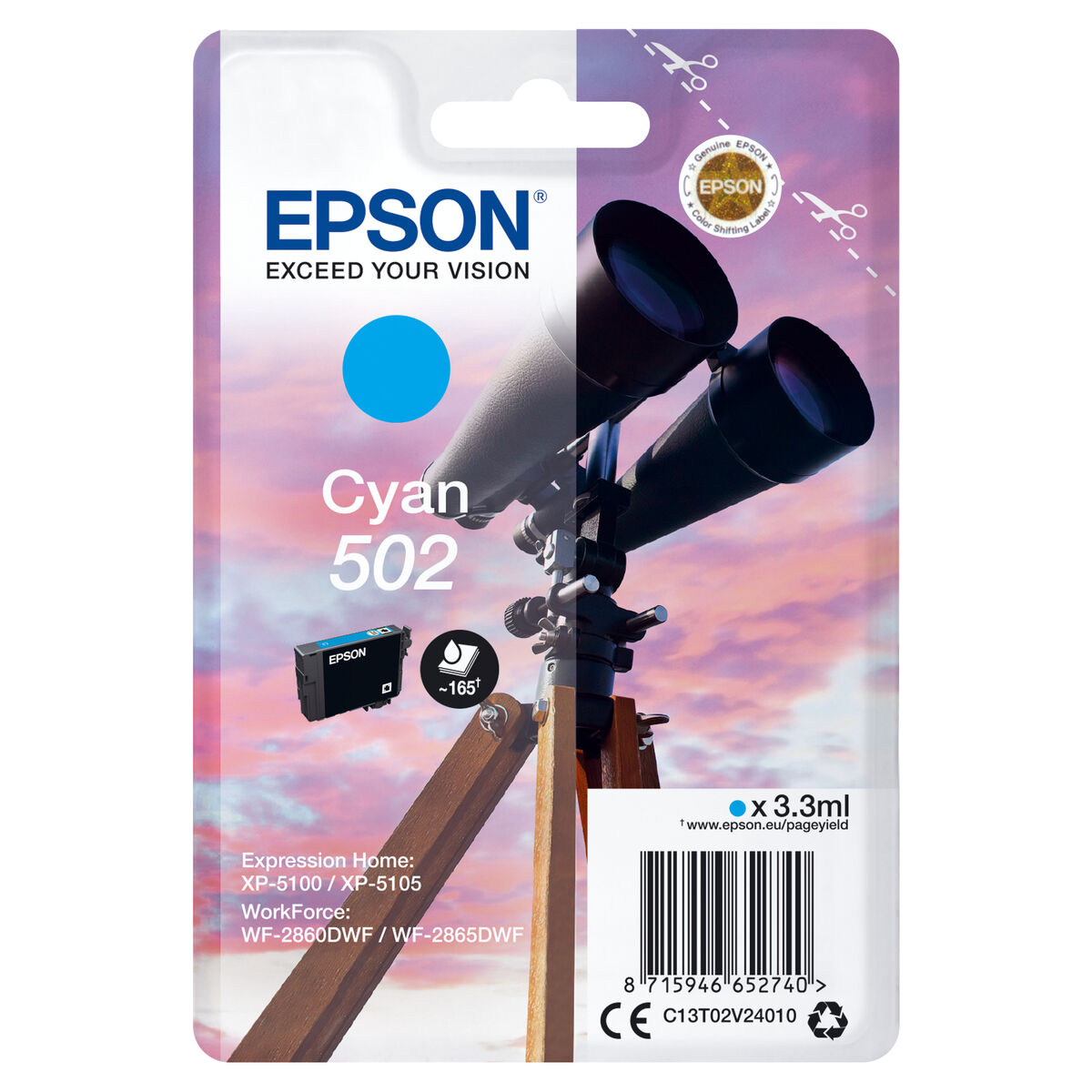 Original Bläckpatron Epson 2984085 Turkos