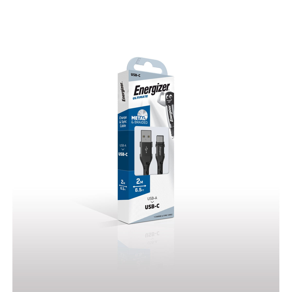 USB-C-kabel Energizer C520CKBK 2 m - 3