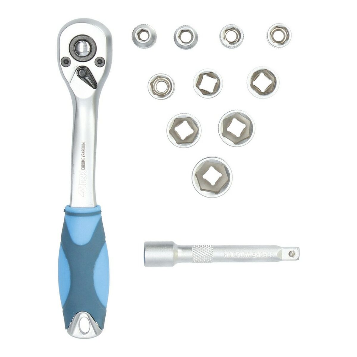 Set med kombinationsnycklar Ferrestock 72 1/4" - 6