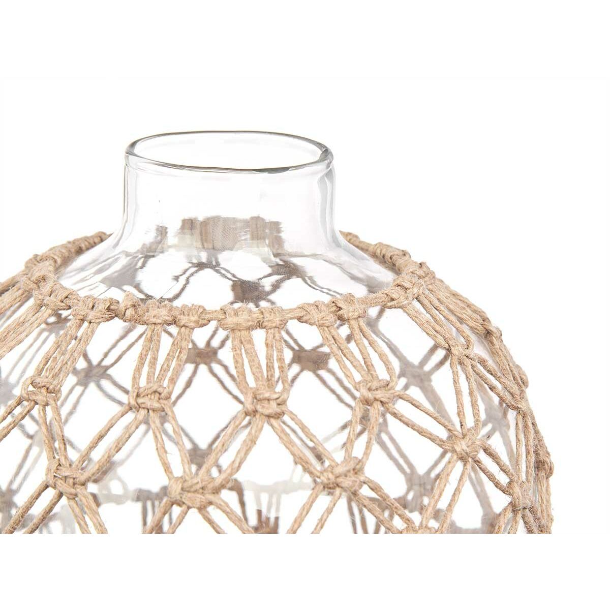 Dekorationsboll Gift Decor Transparent Naturell 21 x 23 cm 21 x 23 x 21 cm (4 antal) - 2
