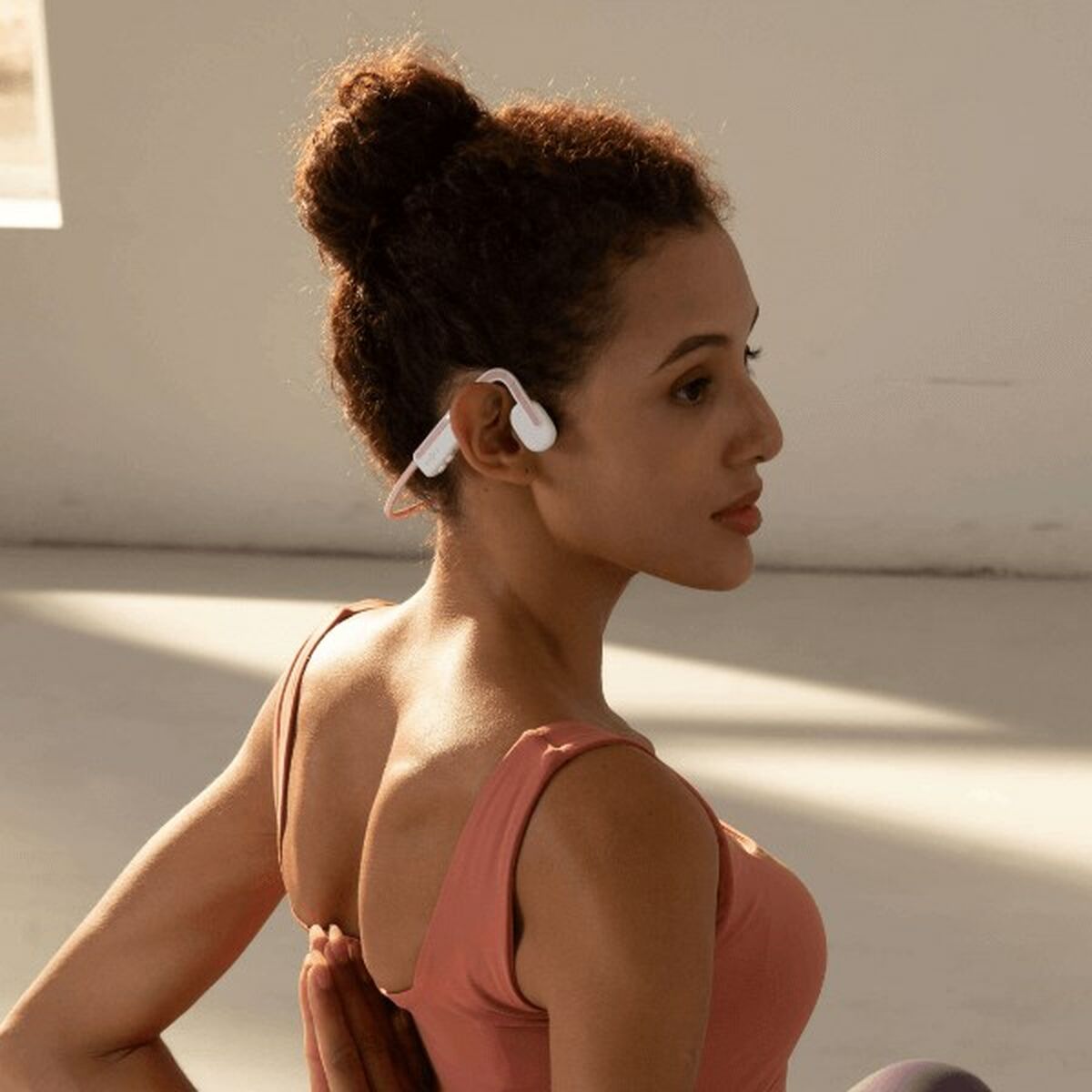 Bluetooth Hörlurar Shokz OpenMove Rosa - 2