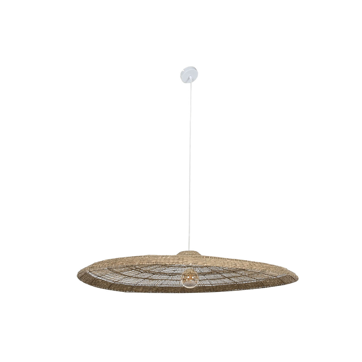 Taklampa Home ESPRIT Ljusbrun 110 x 110 x 15 cm - 3