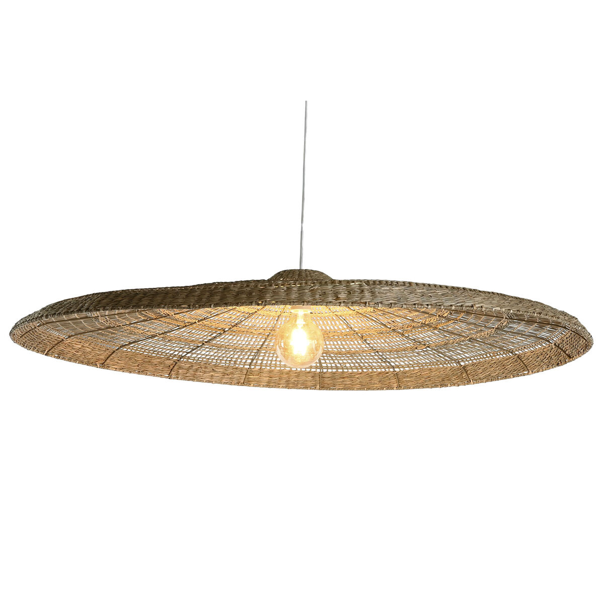 Taklampa Home ESPRIT Ljusbrun 110 x 110 x 15 cm - 2