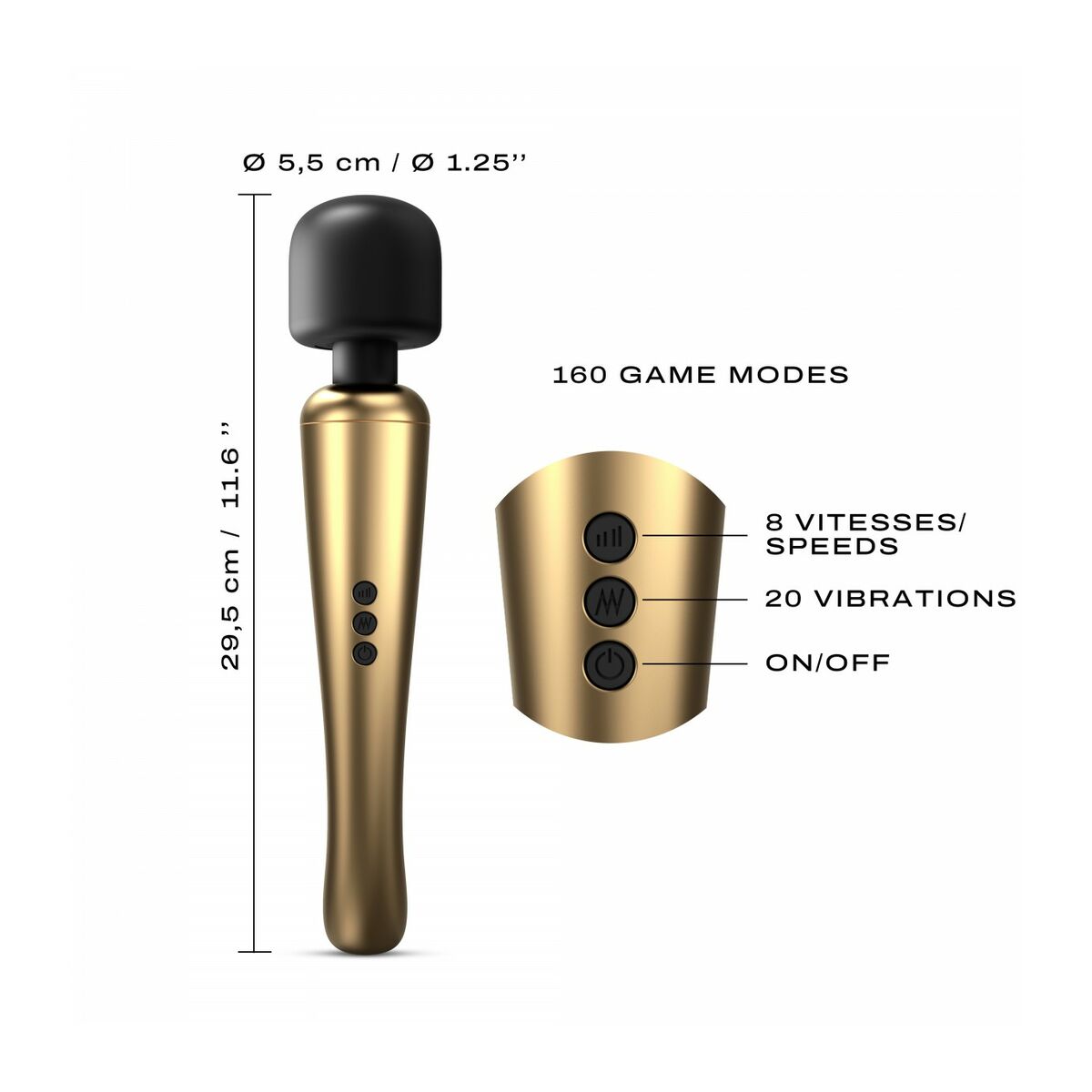 Vibrator Marc Dorcel Megawand - 5