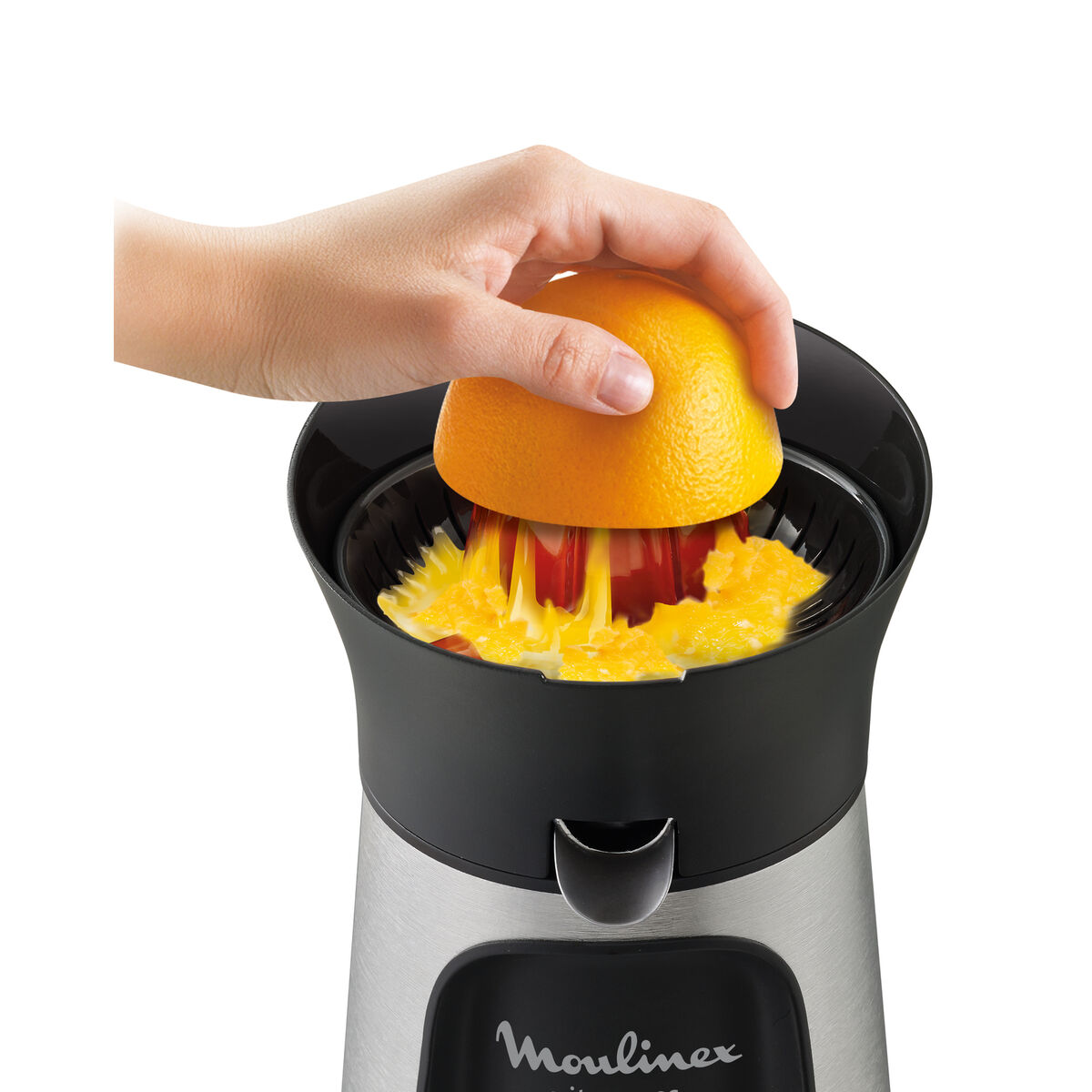 Elektrisk Juicepress Moulinex PC603D10 100 W Silvrig - 2