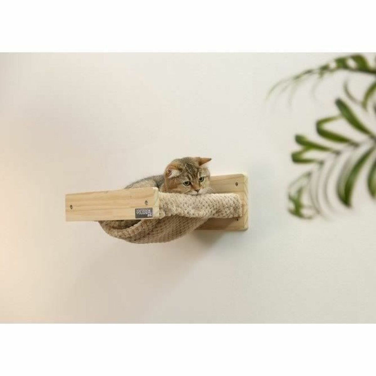 Kattsäng Kerbl TIMBER Beige - 2