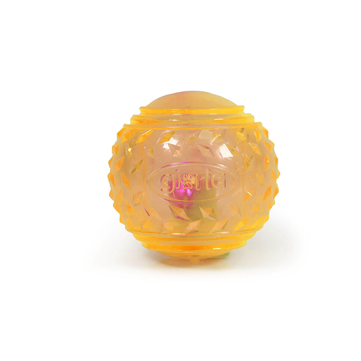 Boll till husdjur Gloria Gul TPR - 2