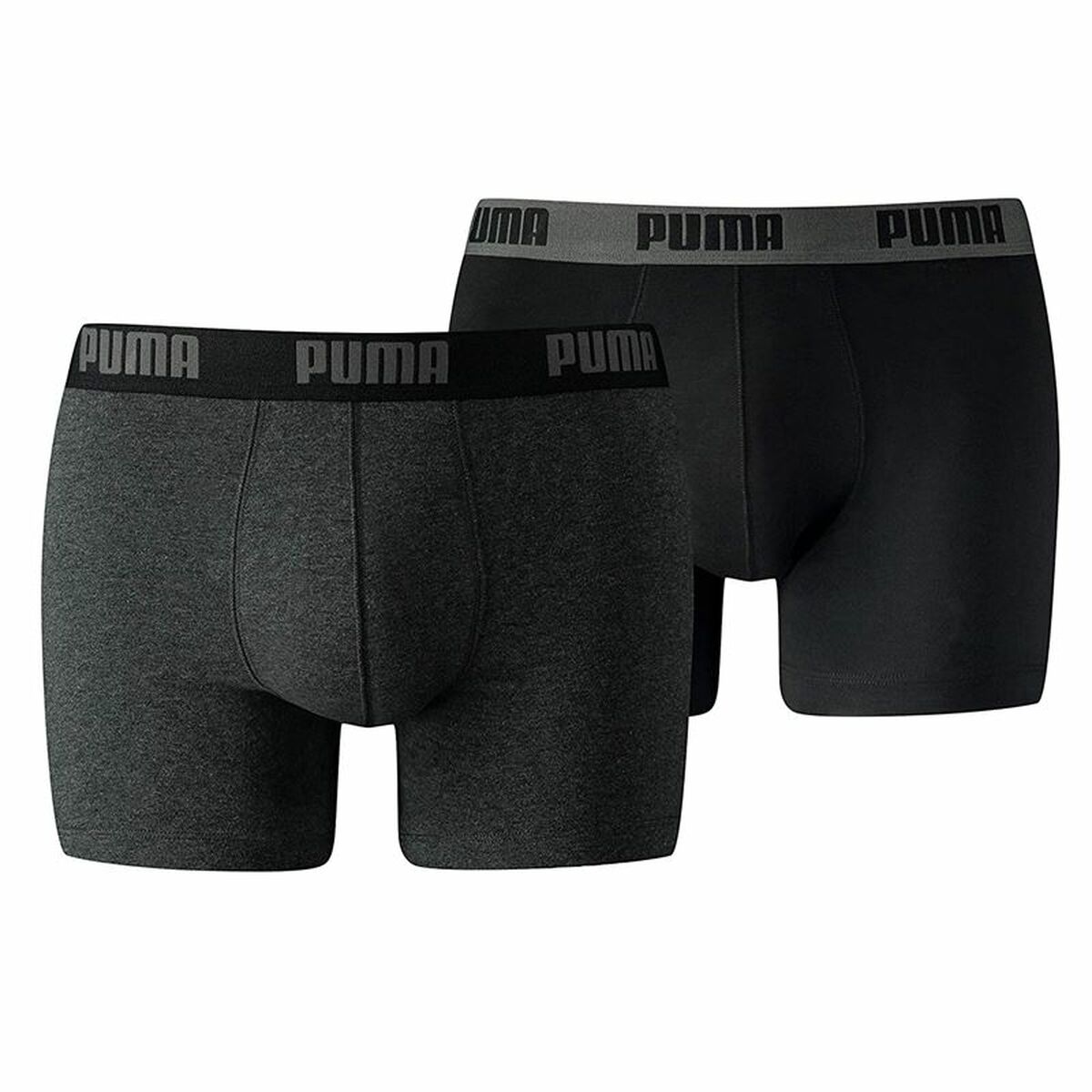Förpackning med Kalsonger Puma Basic Grå Boxer 2 Delar