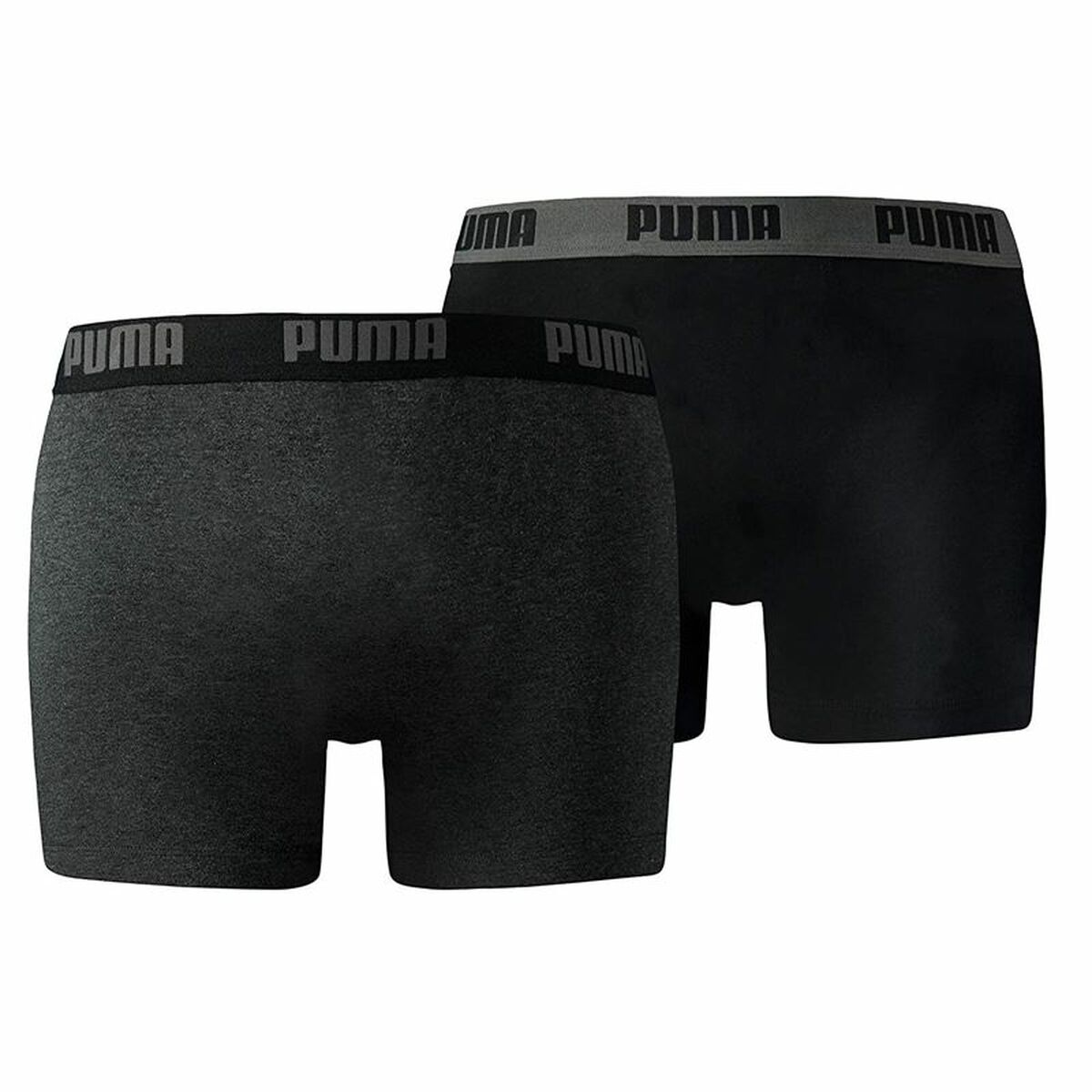 Förpackning med Kalsonger Puma Basic Grå Boxer 2 Delar - 2