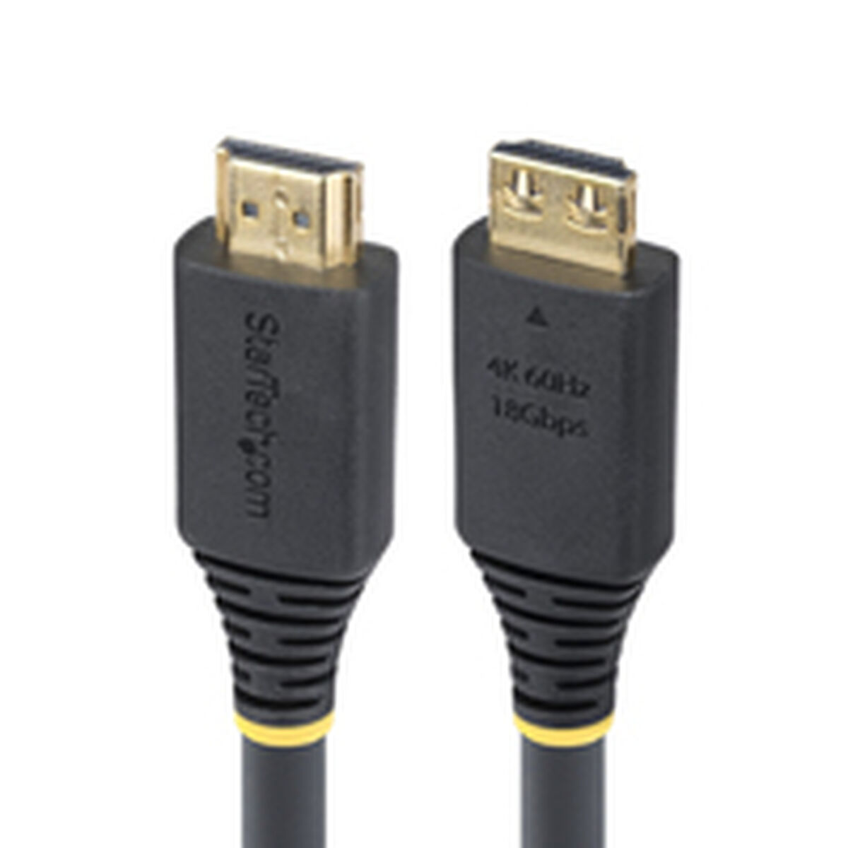 Laptopladdare Startech HDMI2-CABLE-GRIP-20F Svart