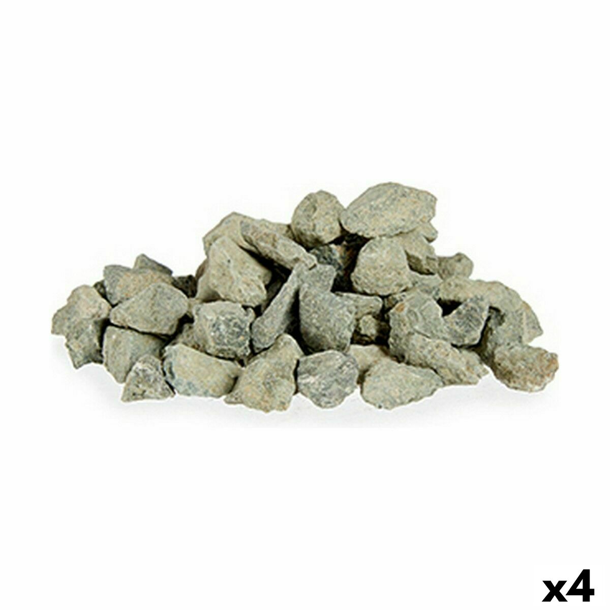 Dekorativa stenar Ibergarden 3KG-GRIS OSCURO Mörkgrå 3 Kg (4 antal)