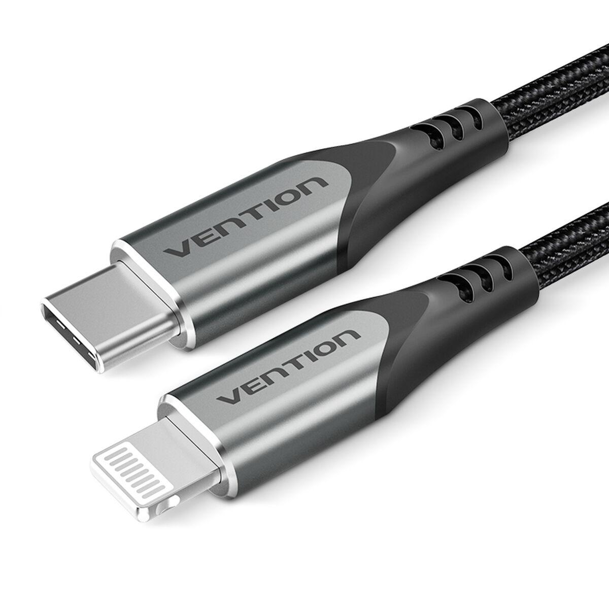 Kabel Lightning Vention TACHF Grå 1 m