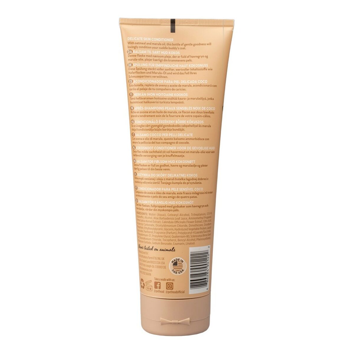 Balsam för husdjur Pet Head Sensitive Soul Hund Kokosnöt (250 ml) - 11
