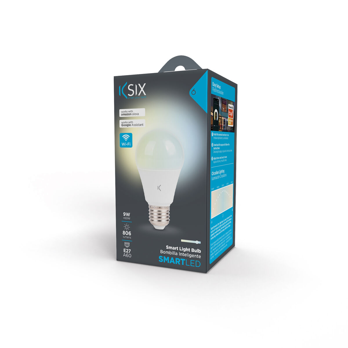 LED-lampa KSIX E27 9W F - 16