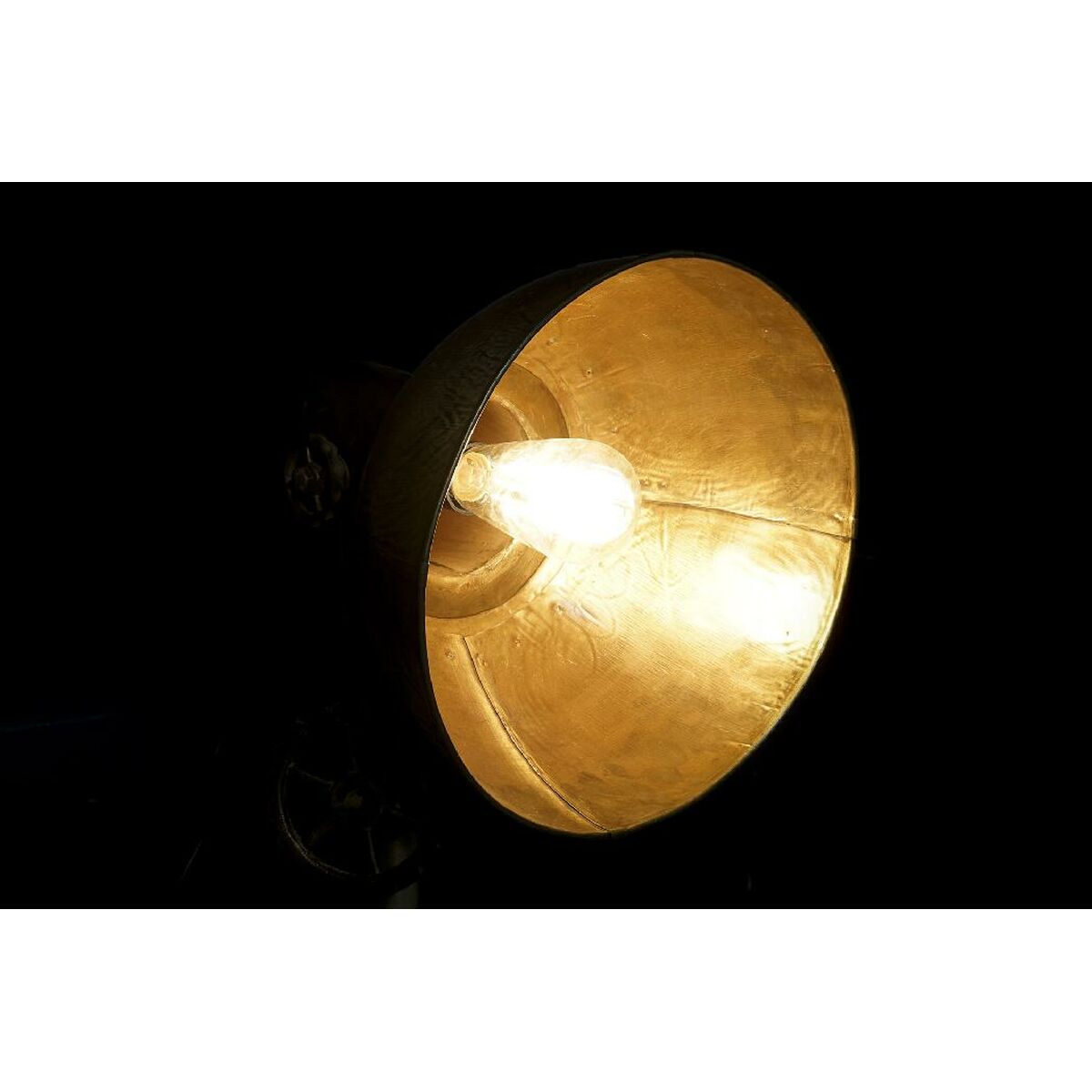 Golvlampa Home ESPRIT Gyllene 25 W 30 x 28 x 142 cm - 2