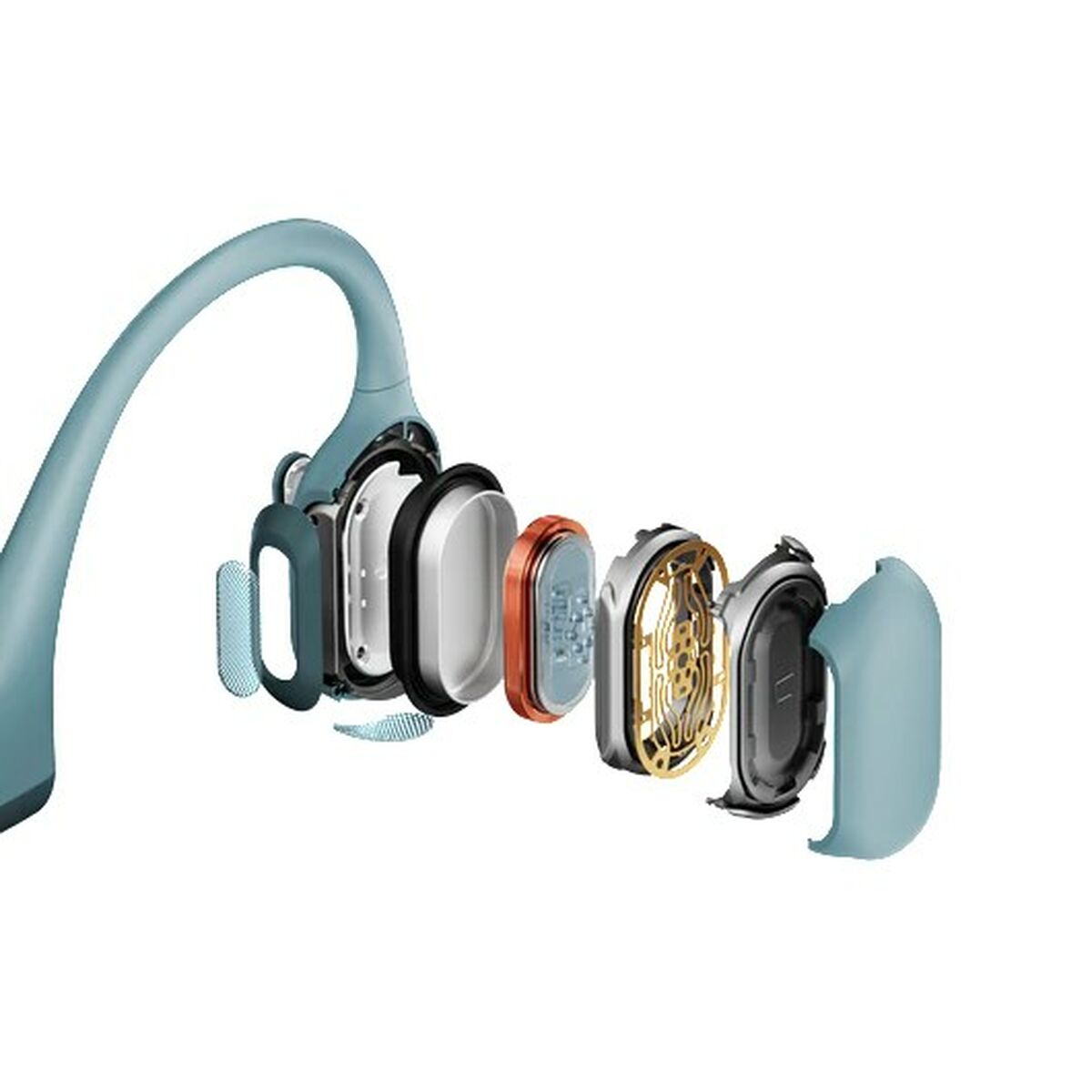 Bluetooth Sporthörlurar Shokz OpenRun Pro Blå - 2