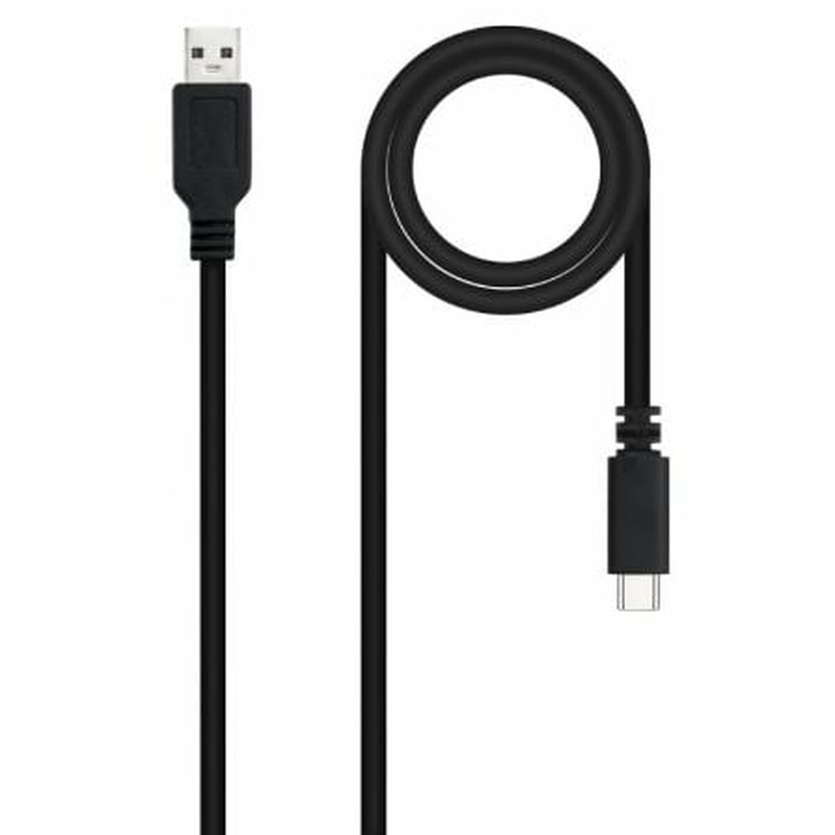 USB-kabel NANOCABLE 10.01.2101-L150 Svart 1,5 m