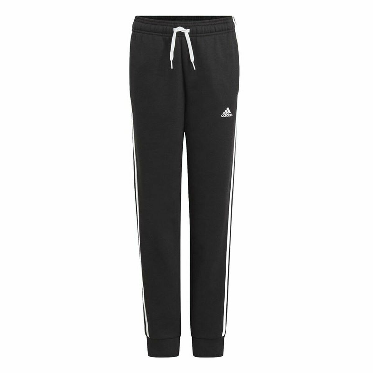 Nederdel träningsoverall för barn Adidas  Essentials 3 Ban Svart - 6