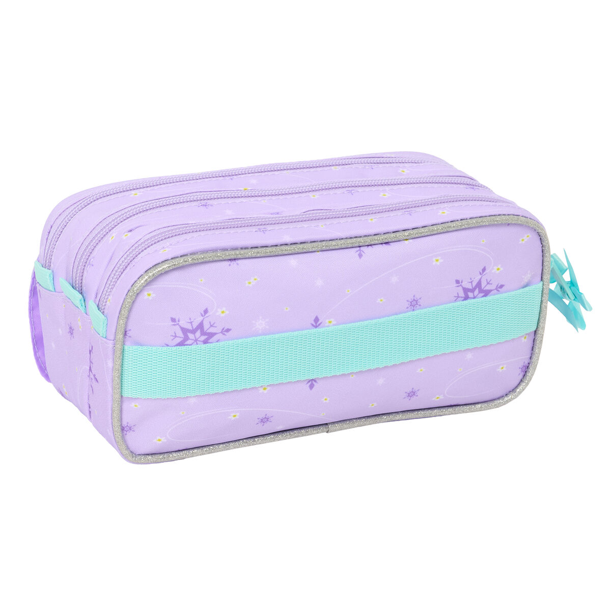 Tredubbel Carry-all Frozen Spirit Lila 21,5 x 10 x 8 cm - 3