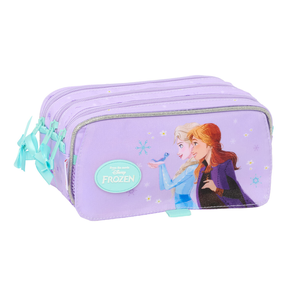 Tredubbel Carry-all Frozen Spirit Lila 21,5 x 10 x 8 cm