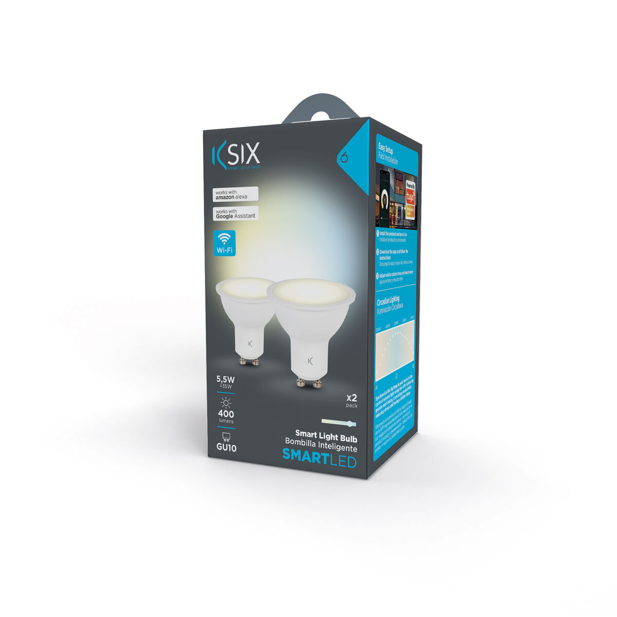 LED-lampa KSIX GU10 5,5 W G - 11