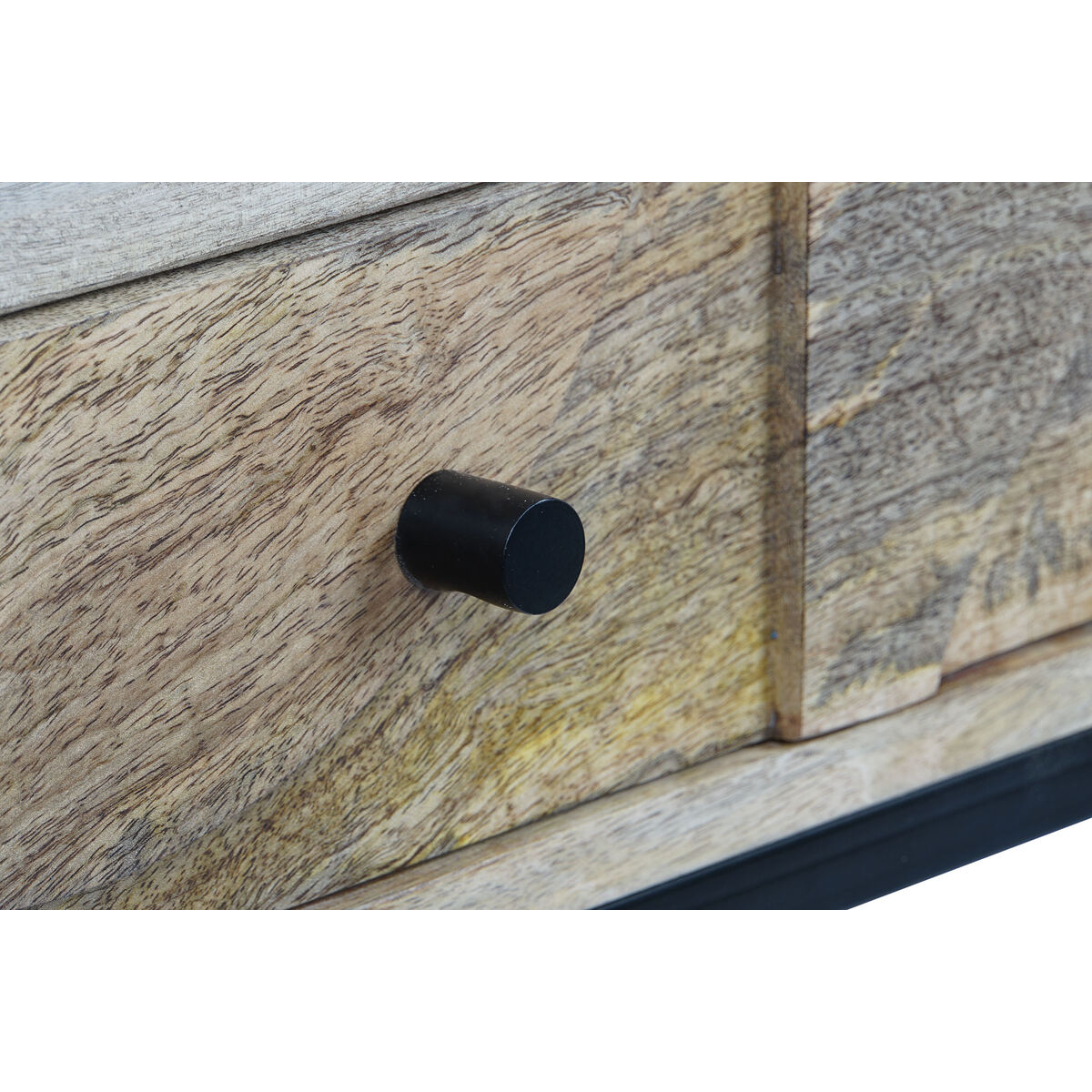 Console DKD Home Decor Metall Mangoträ 108 x 38 x 76 cm - 4