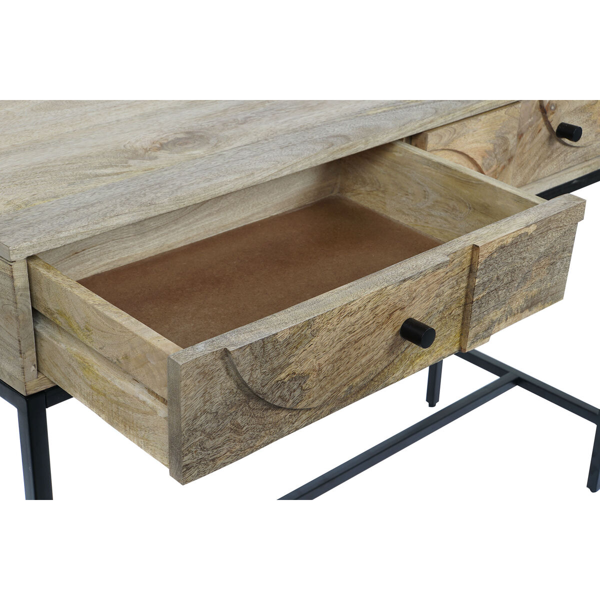 Console DKD Home Decor Metall Mangoträ 108 x 38 x 76 cm - 3