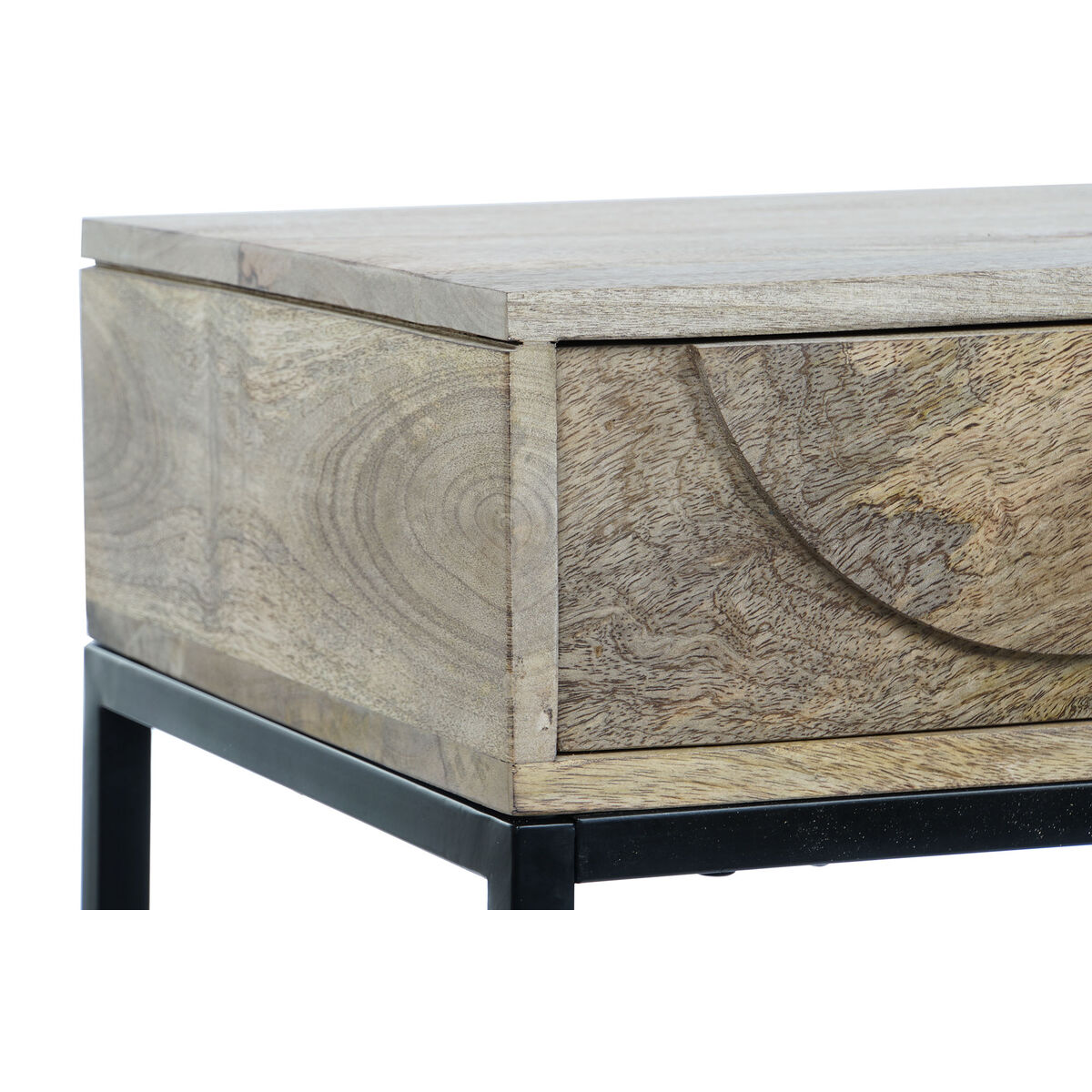 Console DKD Home Decor Metall Mangoträ 108 x 38 x 76 cm - 2