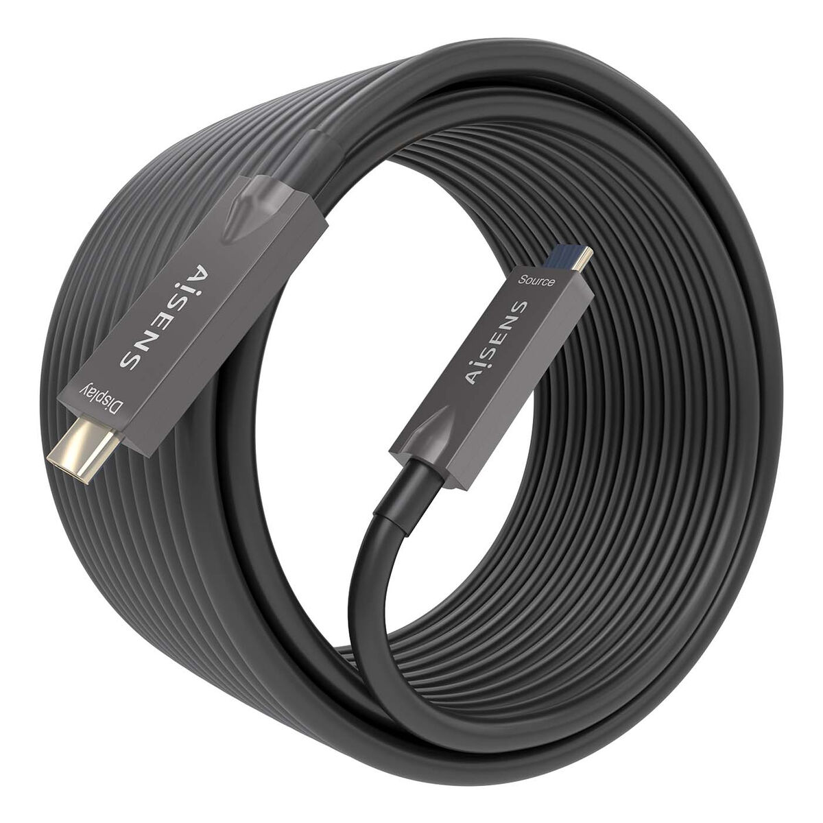 USB-kabel Aisens A157-0883 Svart - 3
