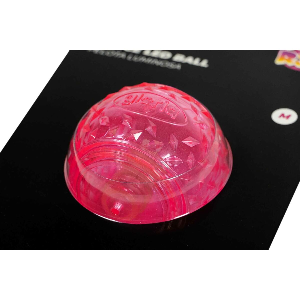 Boll till husdjur Gloria PLAY AND RUN Rosa TPR 6,35 cm - 3