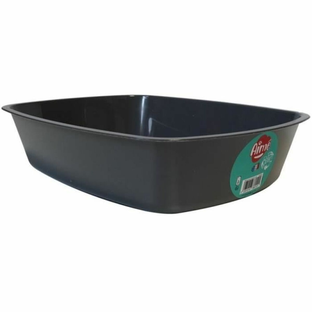 Kattlåda Aimé Svart 43 x 31 x 10 cm Plast