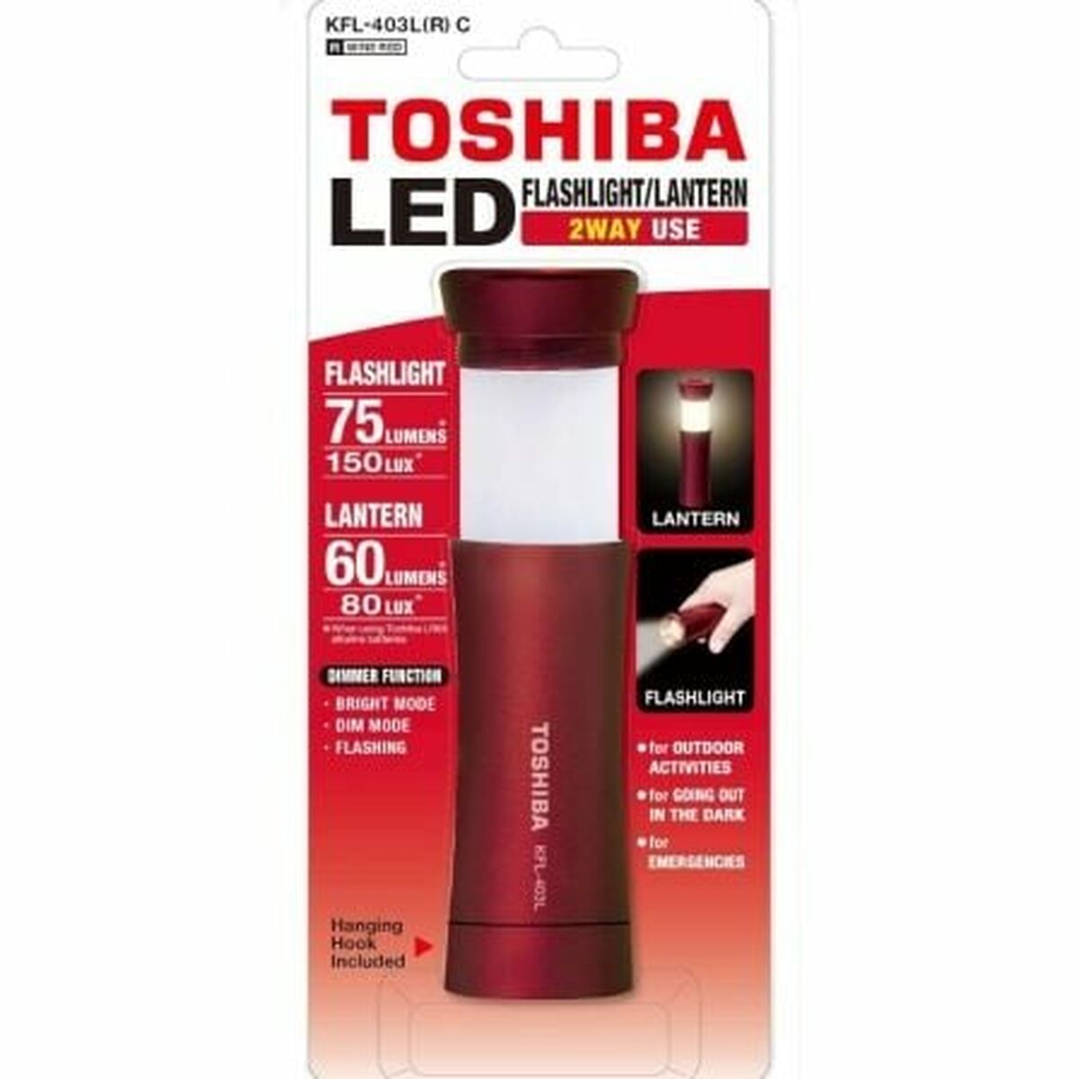 Ficklampa Toshiba 75 LM