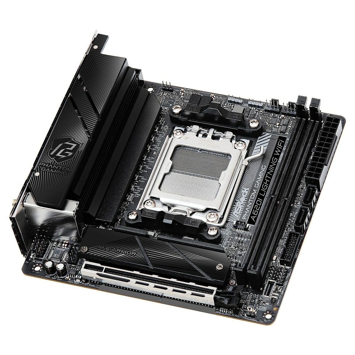 Moderkort ASRock A620I LIGHTNING WIFI Intel Wi-Fi 6 AMD AM5 AMD A620 - 4