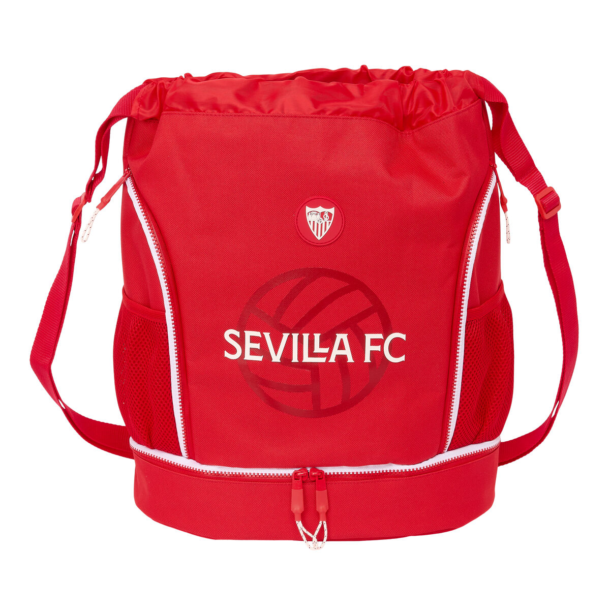 Skopåse med remmar Sevilla Fútbol Club Röd 35 x 40 x 1 cm