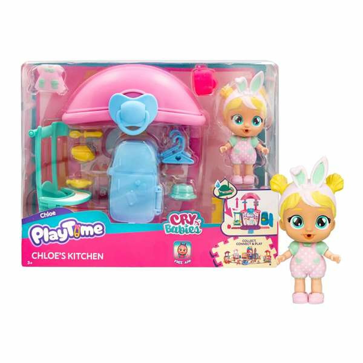 Playset Cry Babies Playtime Day Care 25,70 x 19,10 x 9,50 cm - 9