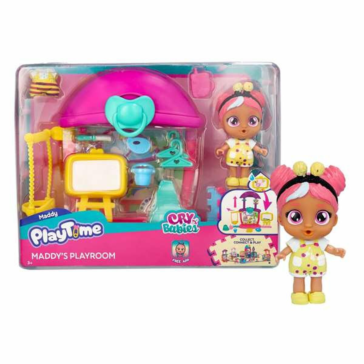 Playset Cry Babies Playtime Day Care 25,70 x 19,10 x 9,50 cm - 10