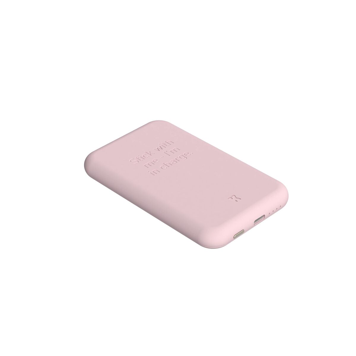 Powerbank med trådlös laddare Kreafunk Rosa 5000 mAh - 5