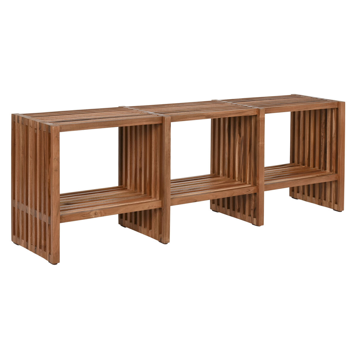TV-möbler Home ESPRIT Naturell Teak 130 x 30 x 45 cm